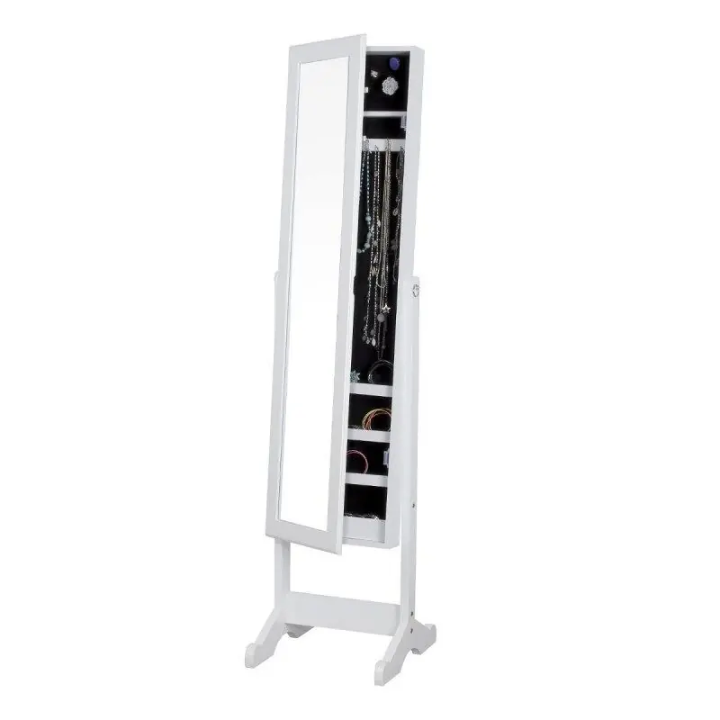 Espejo joyero MDF blanco 145x36.5x 34.5cm - Baño