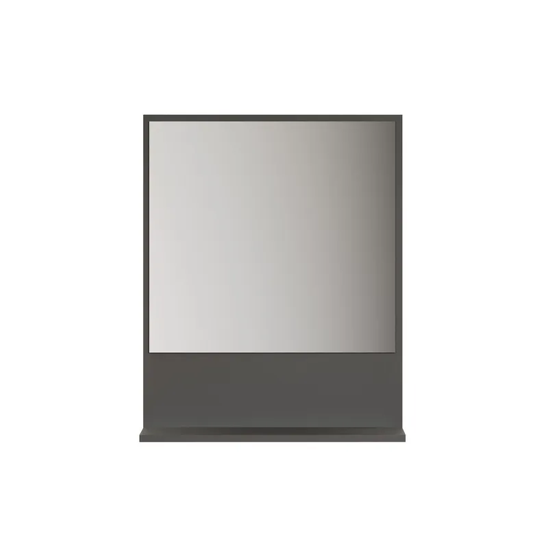 Espejo mural con 1 estante L60 cm - PUREBLISS
