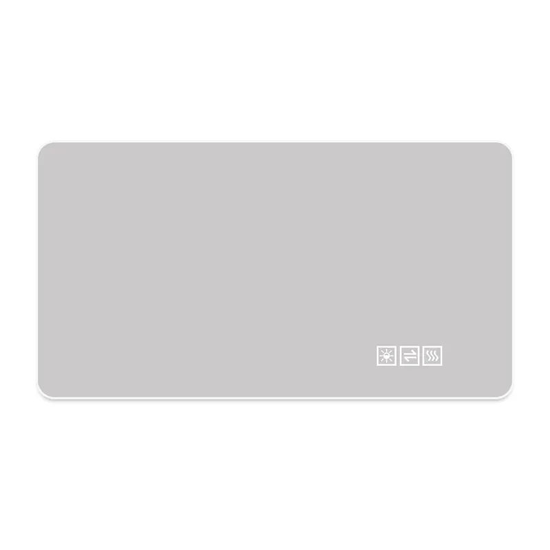 Espejo de baño LED 60x120 cm - Tres colores regulable, anticorrosión, antivaho - Plateado