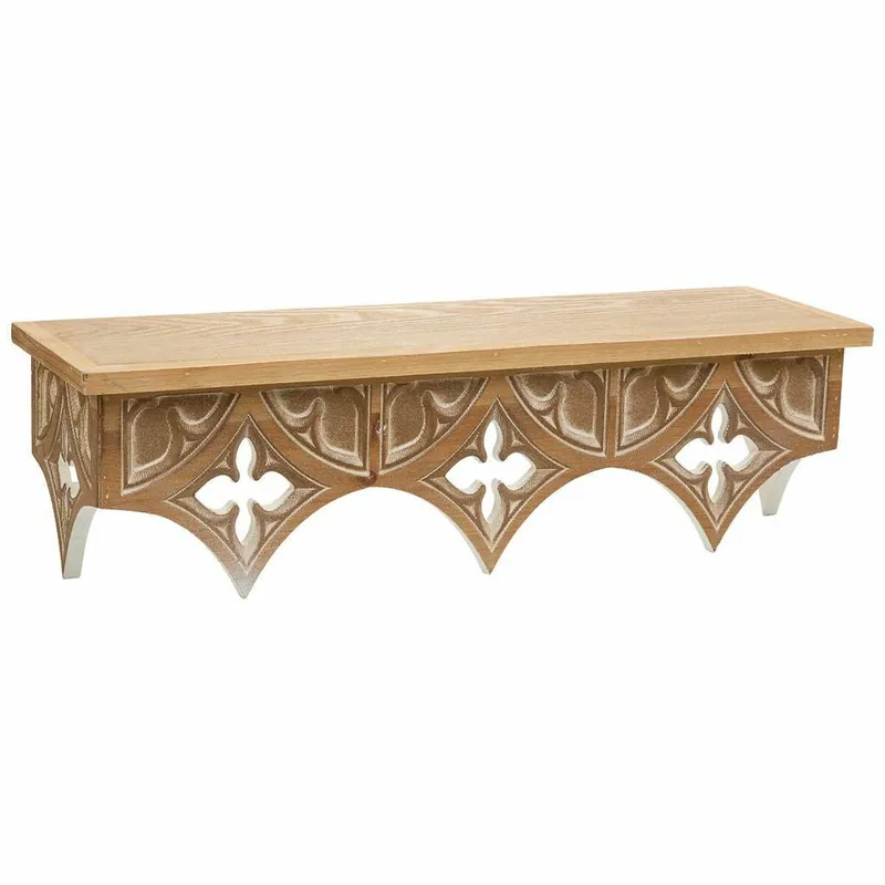 Estante Alexandra House Living Marrón Madera de abeto Madera MDF 18 x 17 x 60 cm - Muebles