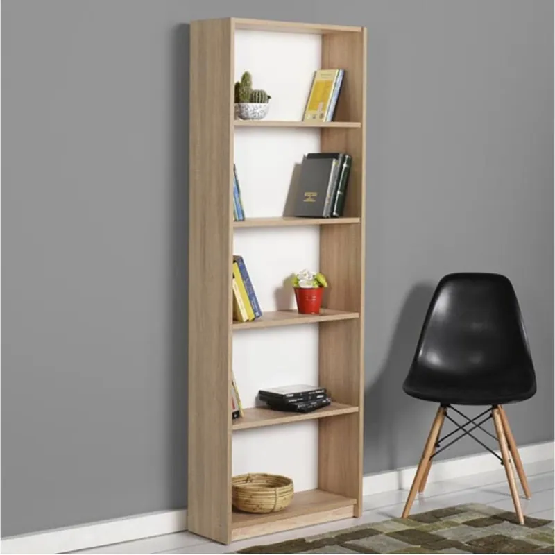 Estantería Aitza 5 compartimentos blanco 170x58x23 cm - Muebles
