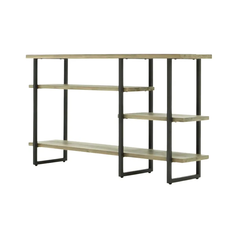 Estantería de pie FLOW 140x35x80 Beige - Muebles