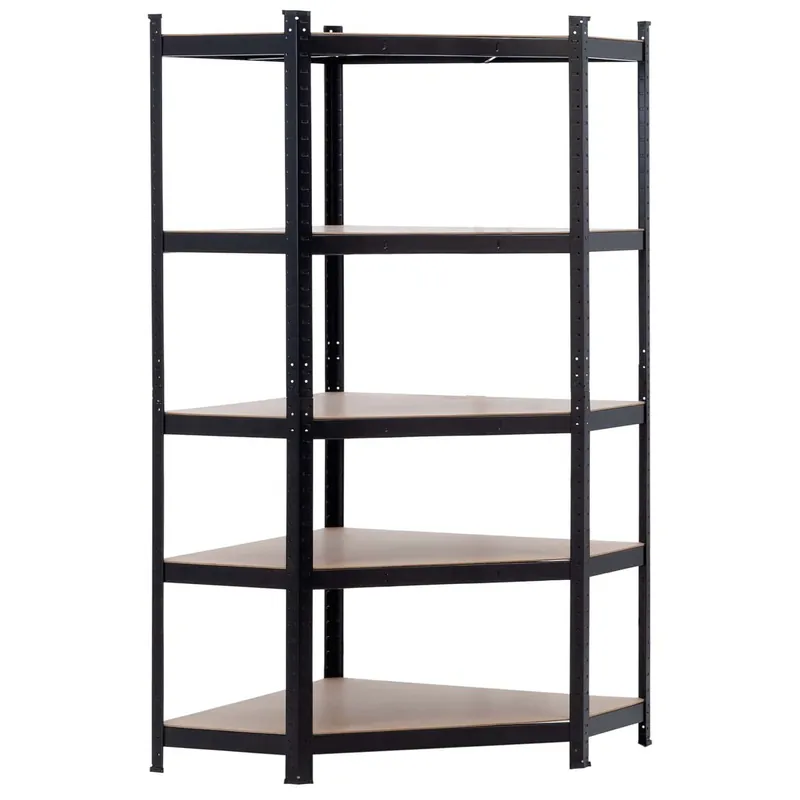 Estantería Esquinera Modular 5 Baldas Ajustables 180x80x40x56cm 875Kg Thinia Home - Muebles