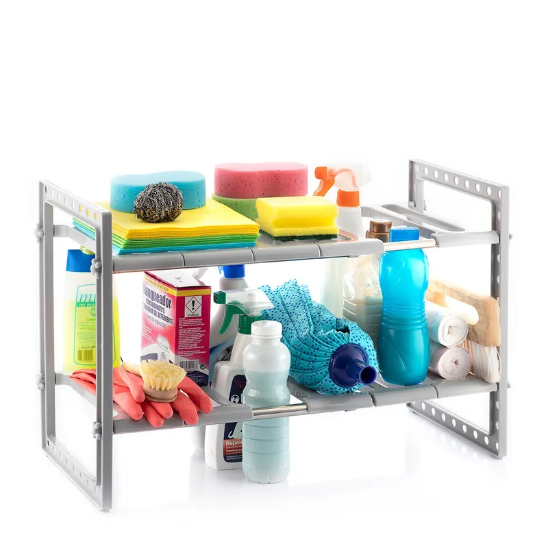 Estantería Extensible para Fregadero Shibblek InnovaGoods 2 Estantes - Muebles
