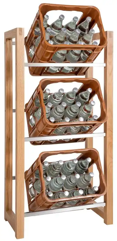 Estantería para cajas de bebidas Robin Madera Roble 32X56X71 cm - Cocina