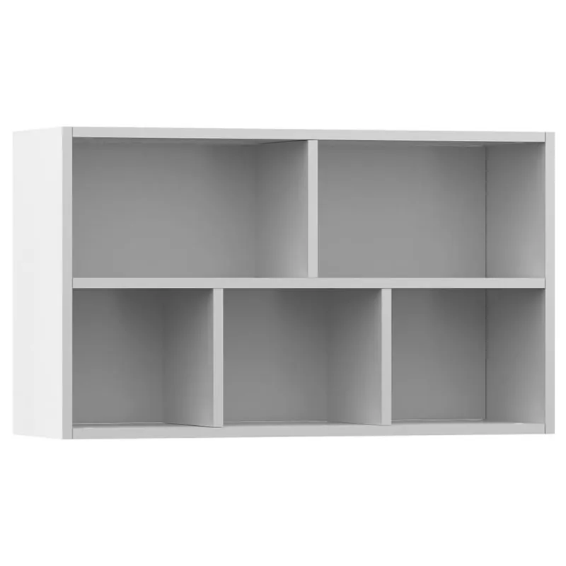 Estantería Tulipa 5 módulos 2 posiciones blanco 80x50x25 cm - Muebles
