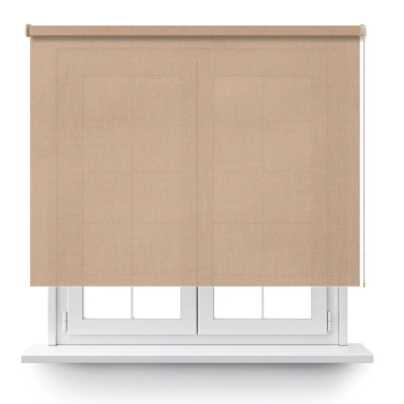 Estor Enrollable Miami En Color Beige - Textil