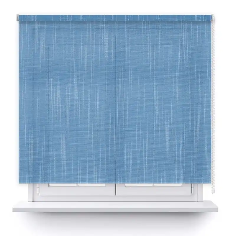 Estor Enrollable Miami Sh En Color Azul - Textil