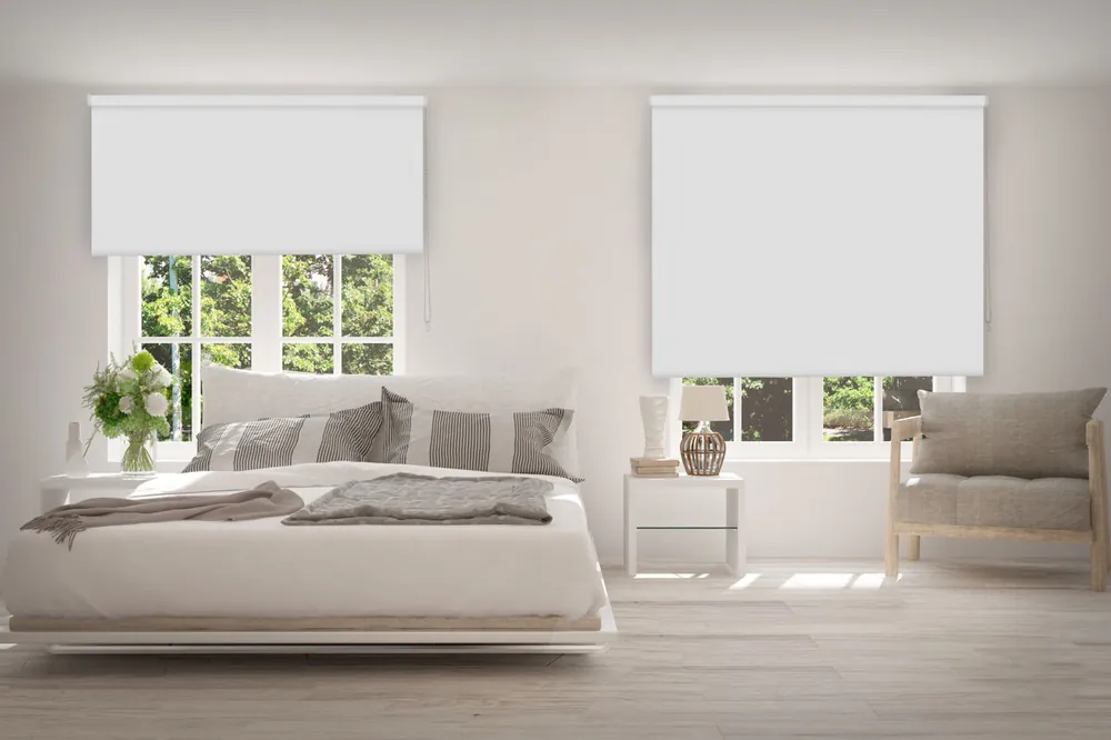 Estor Enrollable Opaco Térmico Blanco 75 X 250cm - Textil