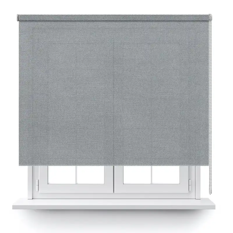 Estor Enrollable Screen Basic 5% En Color Gris - Textil
