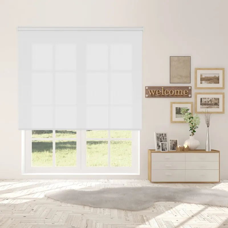 Estor Enrollable Traslúcido L2000 Blanco 75 X 250cm - Textil
