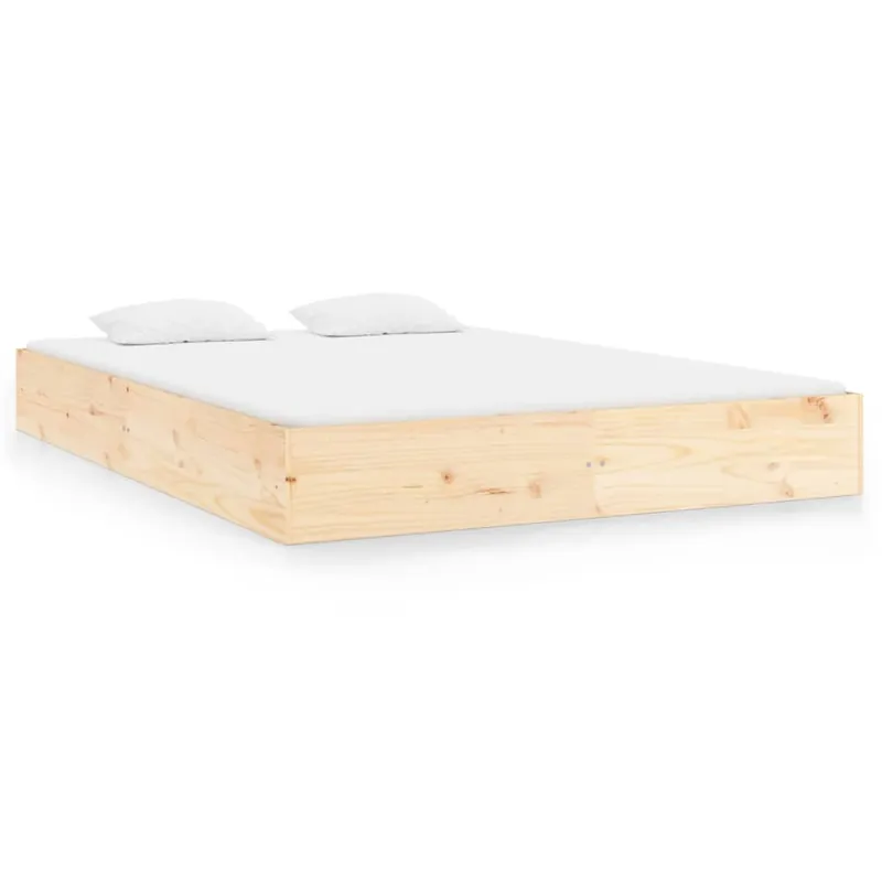 Estructura de cama madera maciza 120x200 cm - Descanso