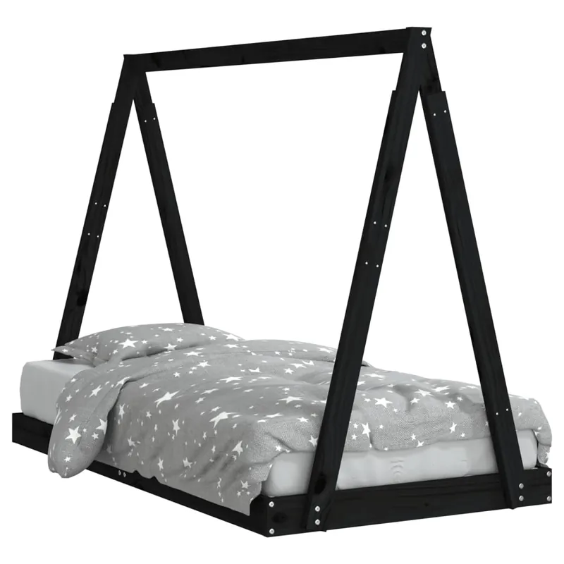 vidaXL Estructura de cama para niños madera maciza de pino 80x160 cm - Descanso