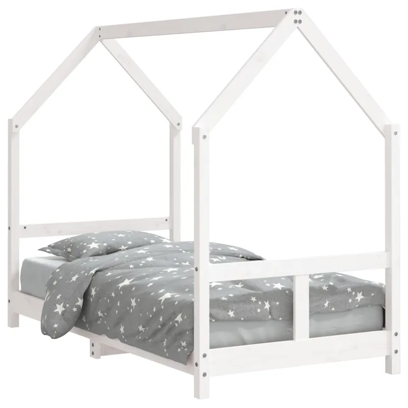 vidaXL Estructura de cama para niños madera maciza de pino 80x160 cm - Descanso