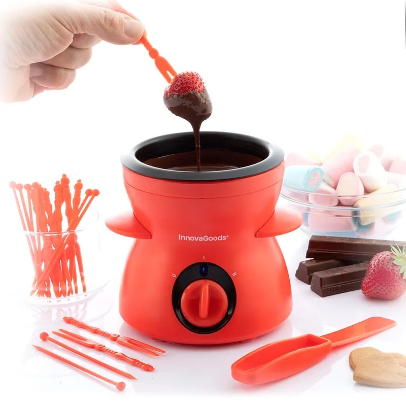 Fondue de Chocolate con Accesorios Fonlat InnovaGoods - Cocina