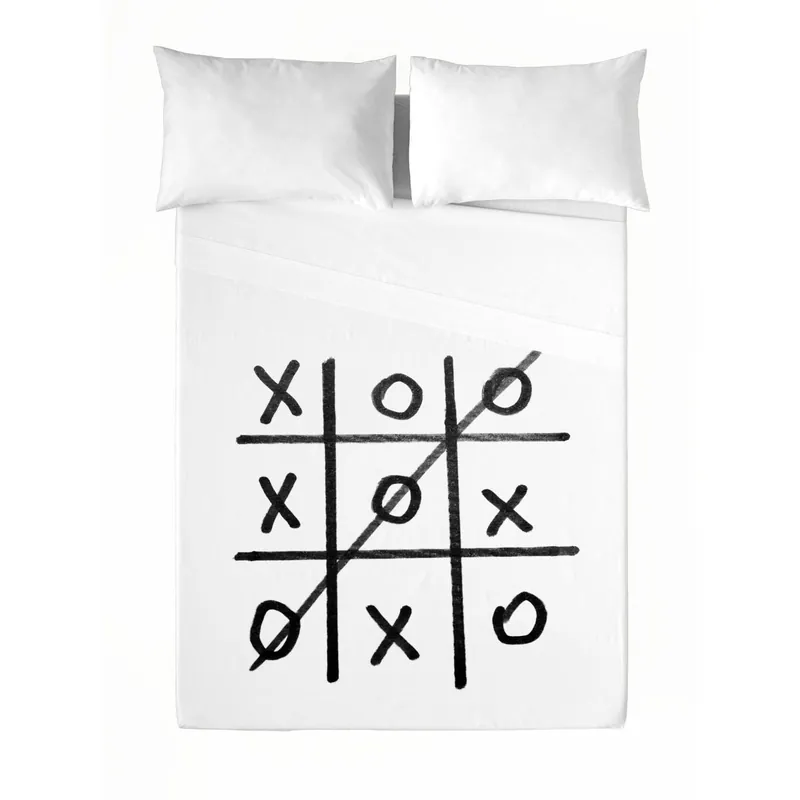 ICEHOME - Juego de Sábanas Estampadas 2 Piezas Cama 90 - Algodón Extra Suave - Incluye Sábana Encimera + 1 Funda de Almohada - 3N RAYA