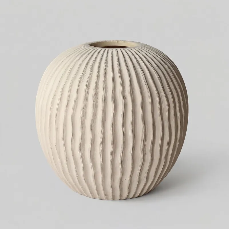 Jarrón de cerámica MENORCA 24,5x25,5cm - Decoración