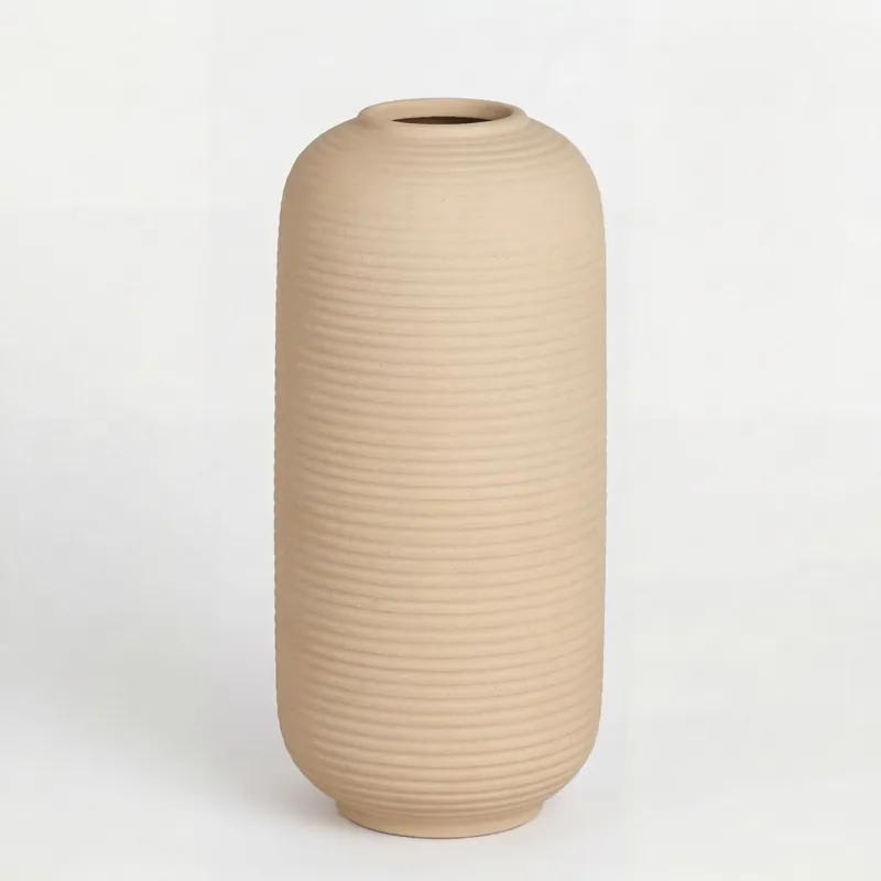 Jarrón LODI ceramica color hueso 26cm - Decoración