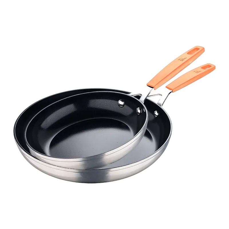 Juego de 2 Sartenes Ø16Ø28cm en aluminio forjado para inducción COMPACT San Ignacio - Cocina