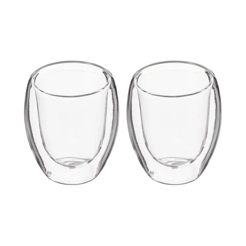 Juego de Tazas de Café Secret de Gourmet Cristal Transparente (7 cl) - Cocina