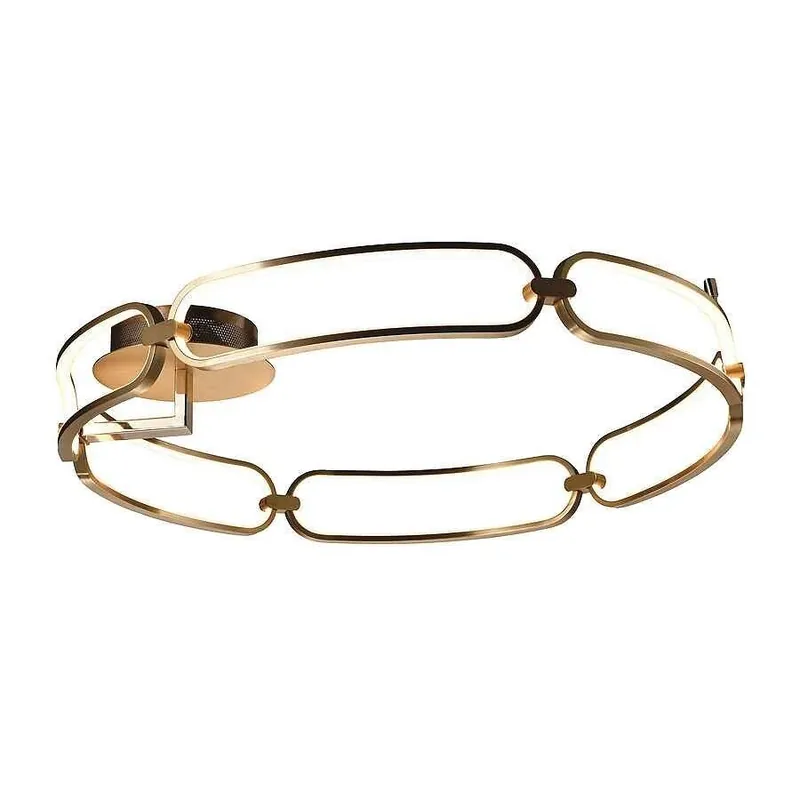 lampara de techo aluminio color dorado serie 0cm - Decoración
