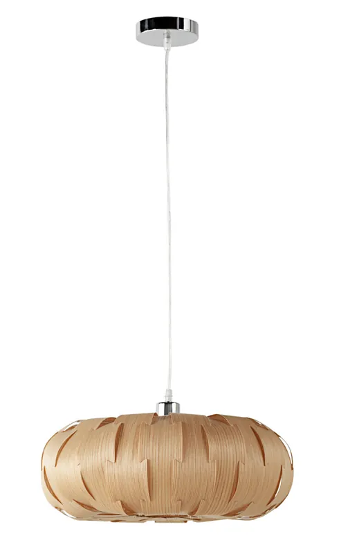 Lámpara de techo de madera y metal - Decoración