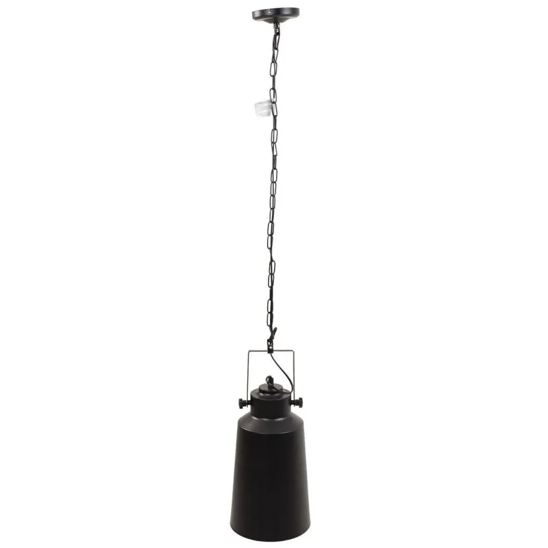 Lámpara de techo de metal negro 19,5x19,5x34/123 - Decoración