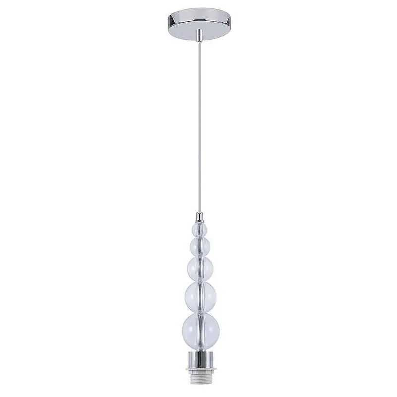 lampara de techo metacrilato color cromo serie versalles 13cm - Decoración