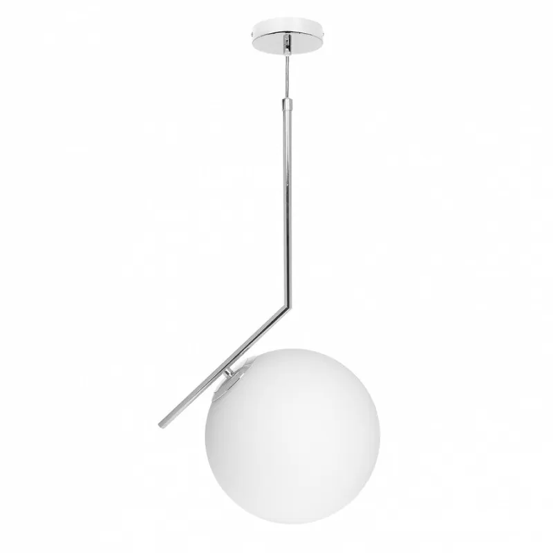 lampara de techo metal color cromo serie aimee 35cm - Decoración