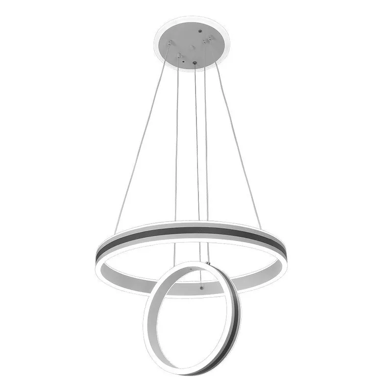 lampara de techo metal color gris serie alpes 48cm - Decoración