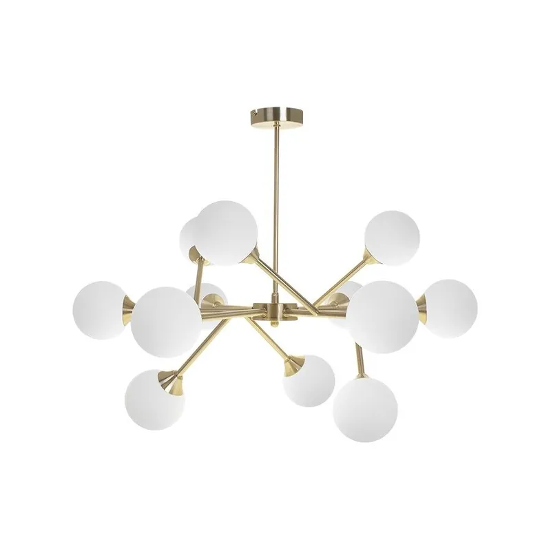 lampara de techo metal color dorado serie analu 80cm - Decoración
