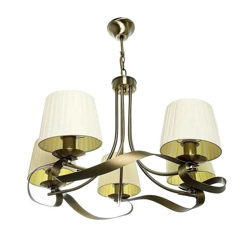 lampara de techo metal color dorado serie baeza 55cm - Decoración