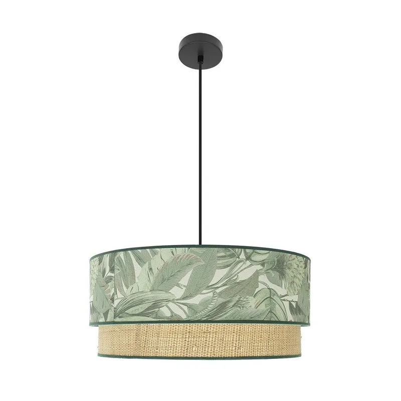 lampara de techo metal color verde serie congo 60cm - Decoración