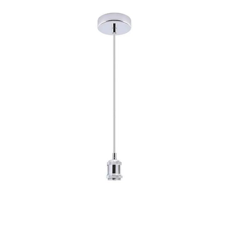 lampara de techo metal color cromo serie elkan 10cm - Decoración