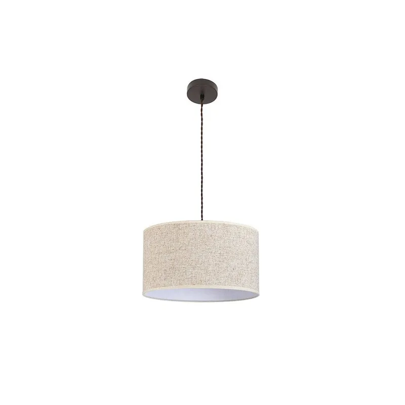 lampara de techo metal color beige serie happy 40cm - Decoración