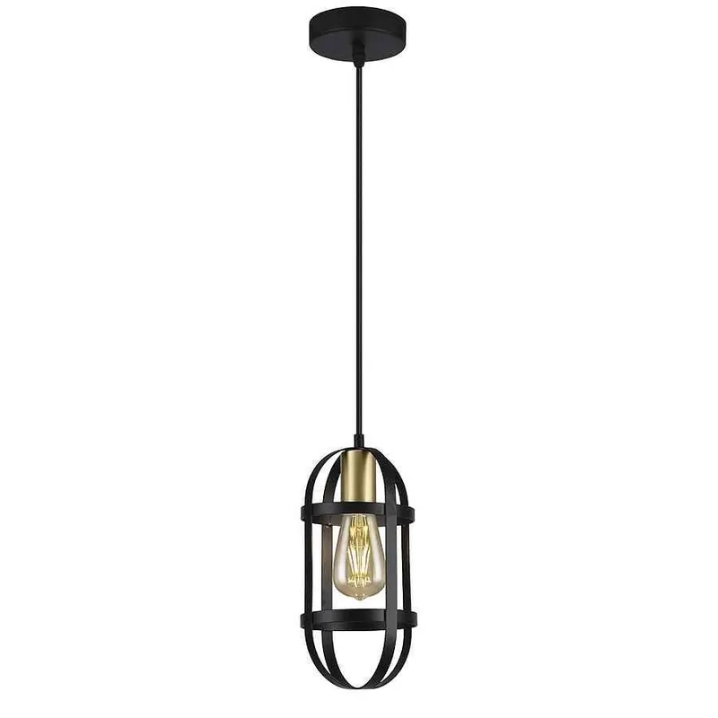 lampara de techo metal color negro serie karan 14cm - Decoración