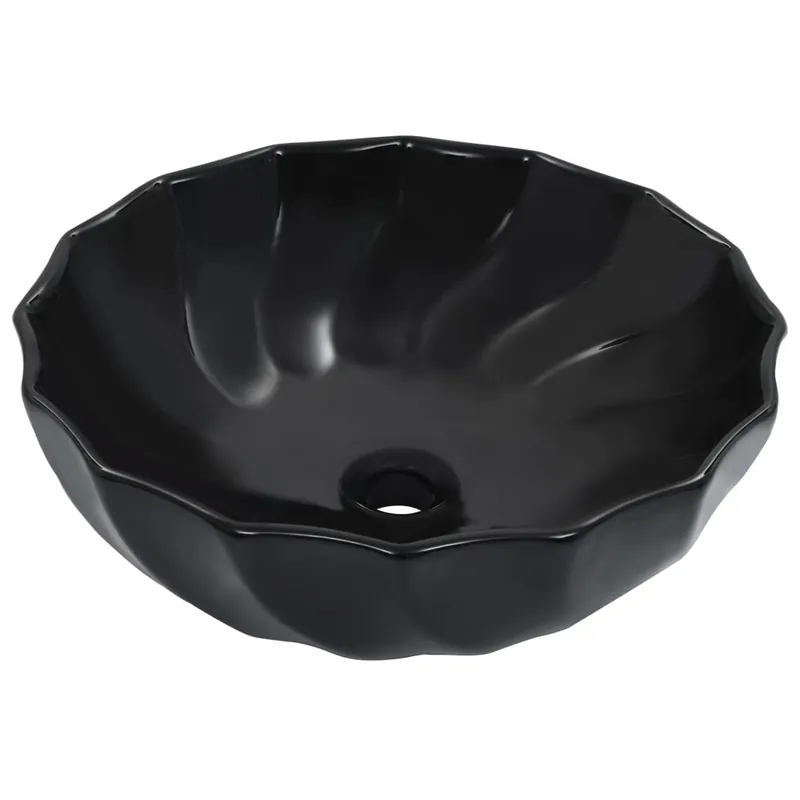 vidaXL Lavabo 46x17 cm cerámica blanco - Baño