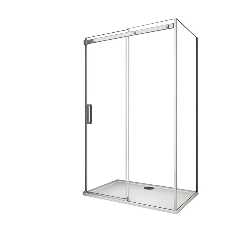 AICA Mampara de ducha corredera+panel lateral,vidrio antical 8mm (972-992)x(780-803)x1950mm