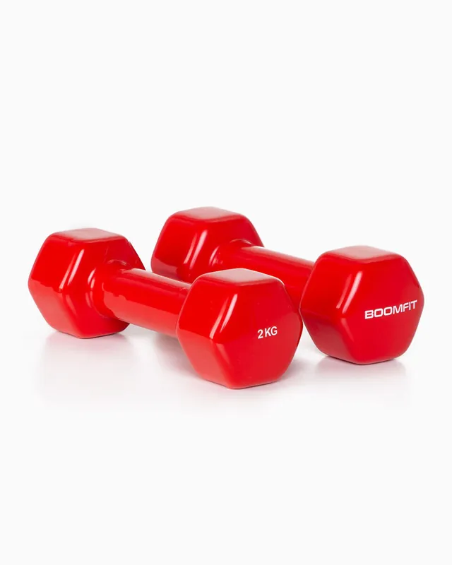 Mancuernas de Vinilo 2Kg (Pareja) - BOOMFIT