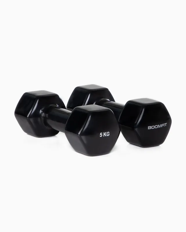 Mancuernas de Vinilo 5Kg (Pareja) - BOOMFIT