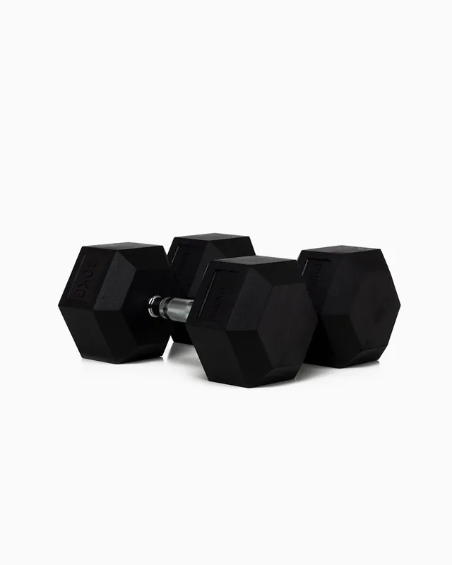 Mancuernas Hexagonales 30Kg (Pareja) - BOOMFIT