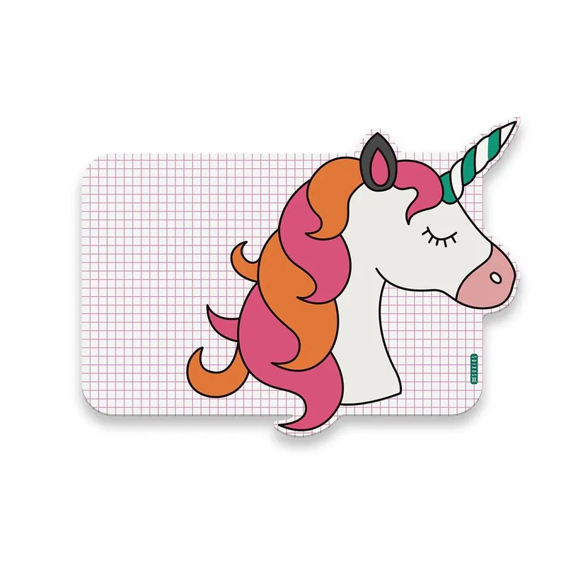 Mantel individual Infantil Unicornio - Rosa - 30x46 cm