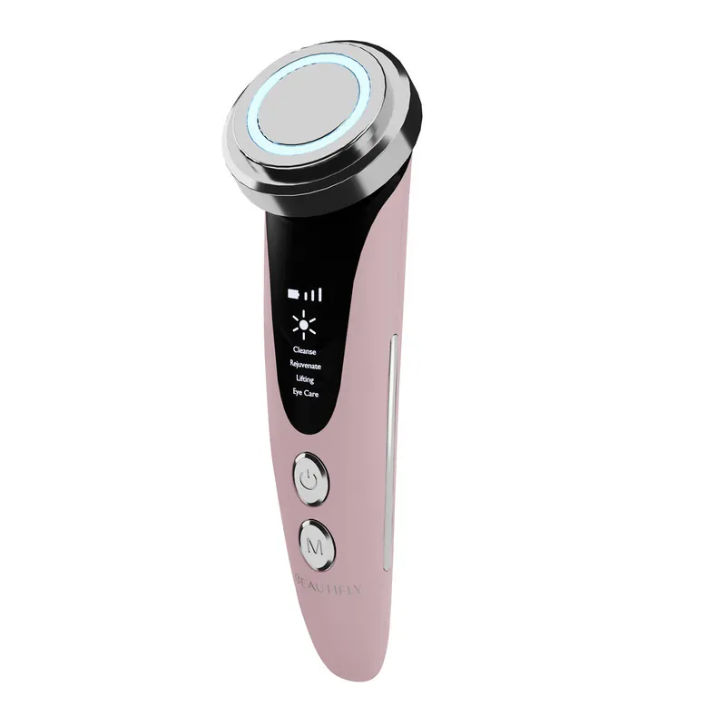 Beautifly Masajeador Facial Rejuvenecedor Mesoterapia sin Agujas Glossy Blush Recargable Rosa - Electrodomésticos