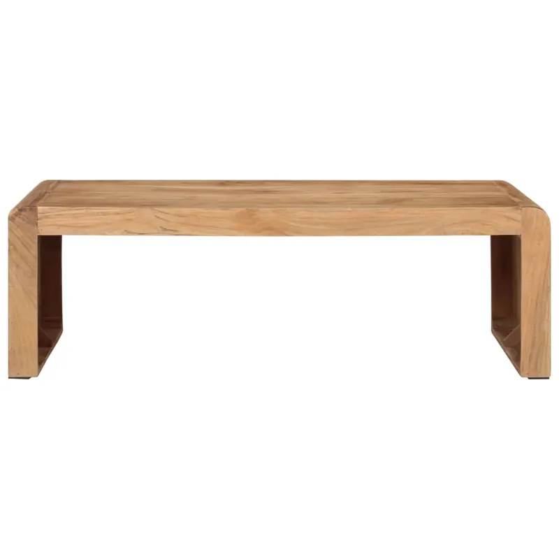 Mesa de Café - Mesa de Centro madera maciza acacia 110x55x35 cm