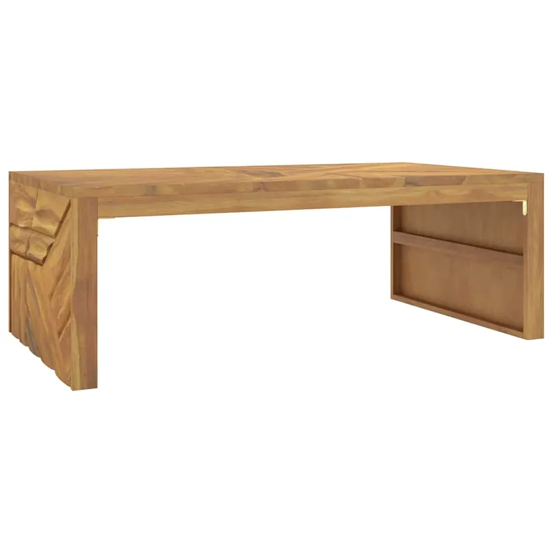 Mesa de Café - Mesa de Centro madera maciza de teca 110x60x38 cm