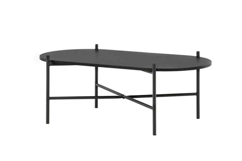 Mesa de centro PUEBLO 60x120x45 Negro - Muebles