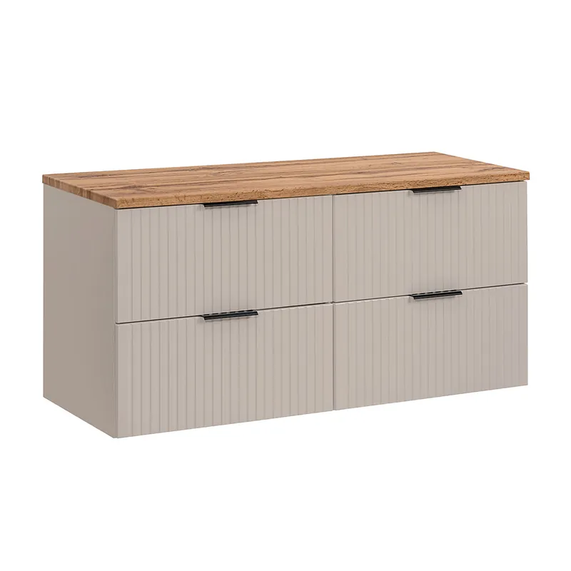 Mueble bajo lavabo 120cm encimera Adriel Blanco - Baño