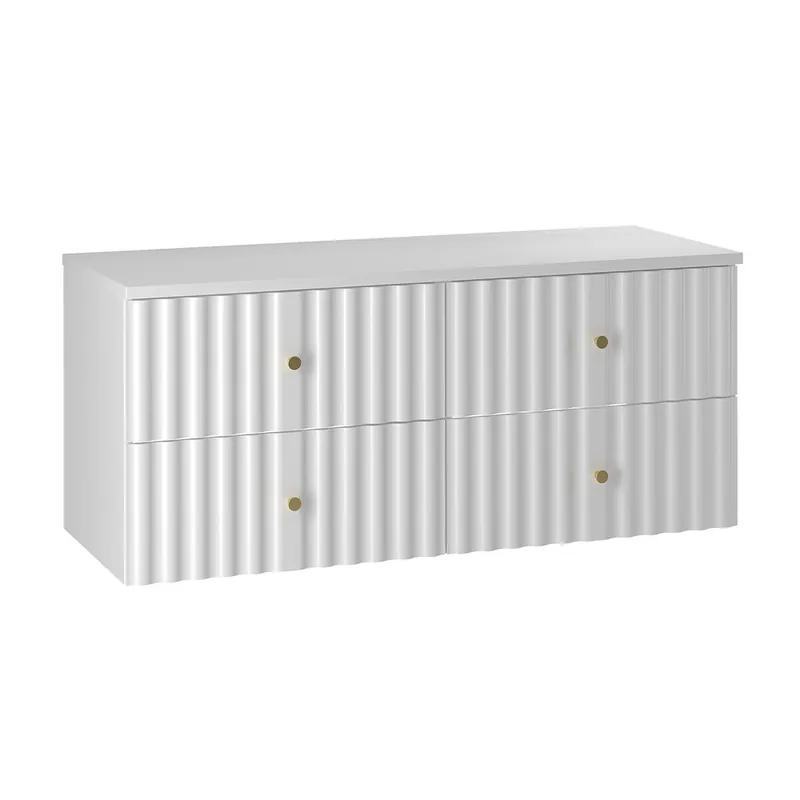 Mueble bajo lavabo 120cm encimera Izae Blanco - Baño