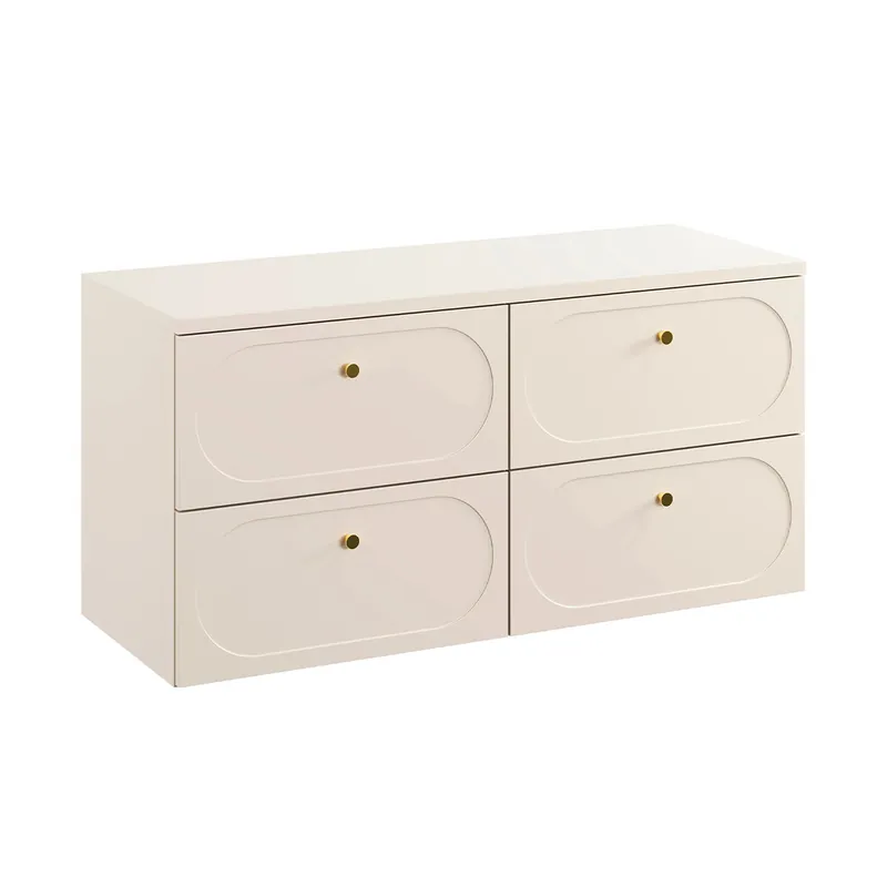 Mueble bajo lavabo 120cm encimera Sanae Beige arena - Baño