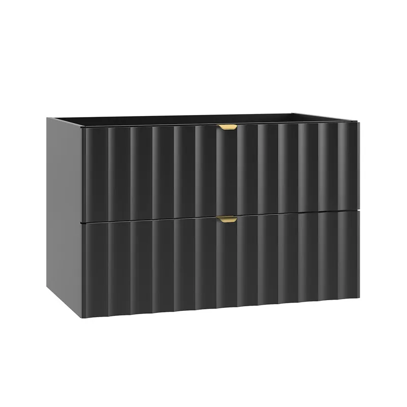 Mueble bajo lavabo 80cm Lexa Negro - Baño